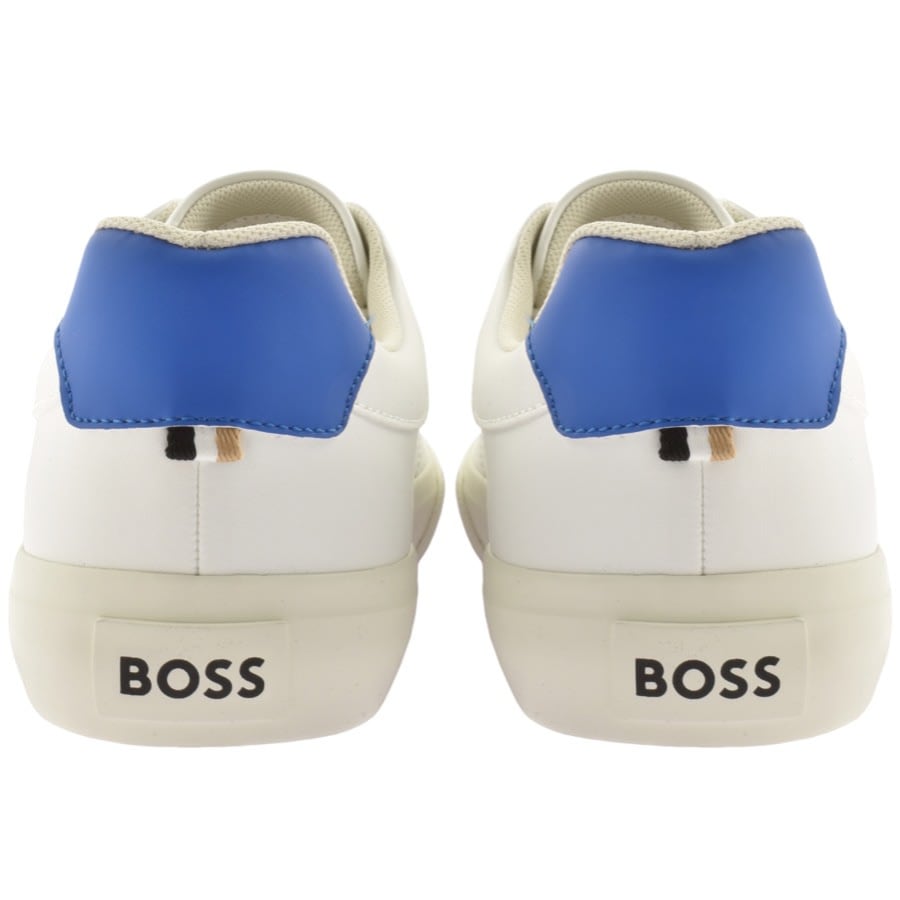 Boss white trainers uk outlet